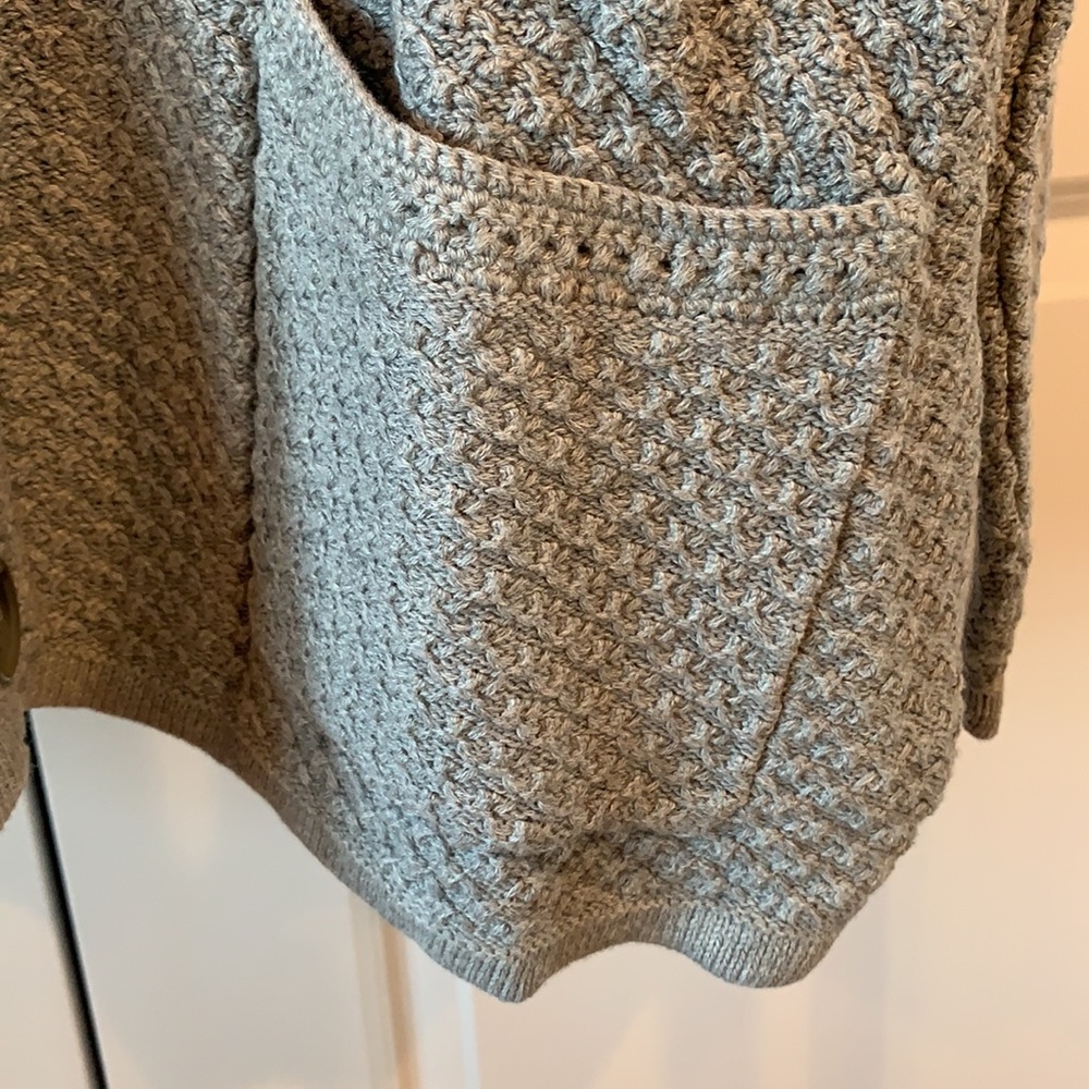 Appleseed's Knit Button Down Gray Cardigan Sweater NWT - Picture 5 of 10